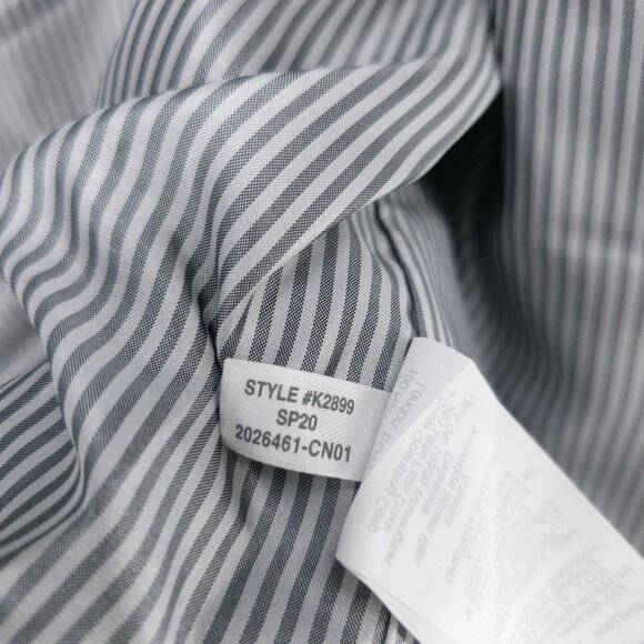 J. CREW Schoolboy Blazer Jacket Solid Black Stretch Career Casual K2899 Size XL - Picture 9 of 9